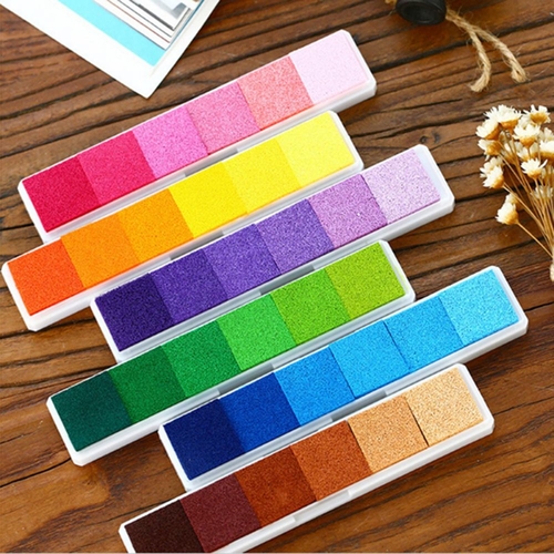 1Pcs Non Toxic Gradient Color Ink Pad DIY
