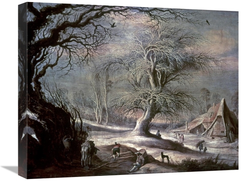 Global Gallery GCS-278227-22-142 22 in. Winter Scene Art Print - Gysbr