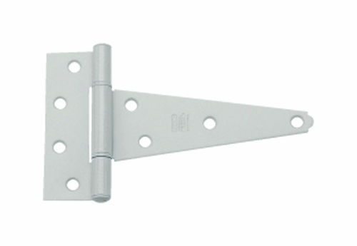 National Hardware 5001892 6 in. Heavy Duty T Hinge Steel, White - 