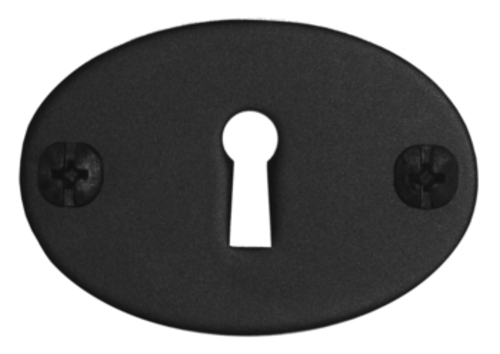 Acorn AMSBP Smooth Iron Bean Key Plate - Black Iron