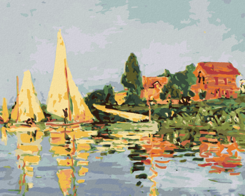 Paint by Numbers - Regatta in Argenteuil (CLAUDE MONET)