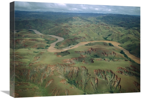 Global Gallery GCS-452654-1824-142 18 x 24 in. Deforested & Eroded Hil