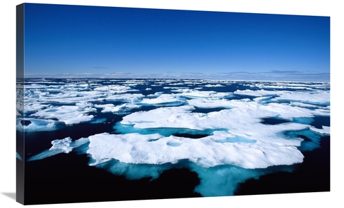Global Gallery GCS-452513-36-142 36 in. Ice Floes in Cumberland Sound&