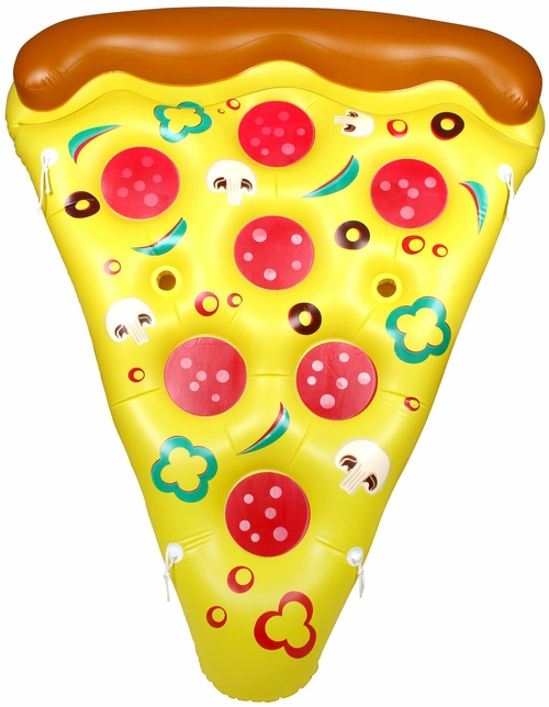 Giant Pizza Slice With Drink Holders