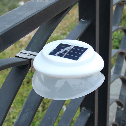 9LED Waterproof Solar Light Fence Lamp Eaves