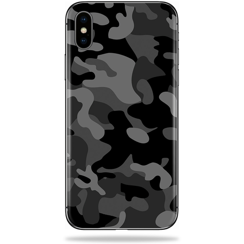 MightySkins APIPHX-Black Camo Skin for Apple iPhone X, Black Camo