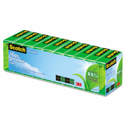 Scotch 81210P Magic Greener Tape  .75 in. x 900 in.   1 in. Core  10 R
