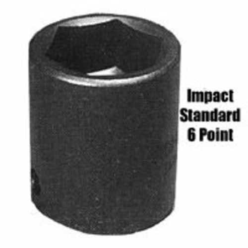 Sunex SUN244 1/2 Inch Drive 6 Point Standard Impact Socket - 1-3/8 Inc