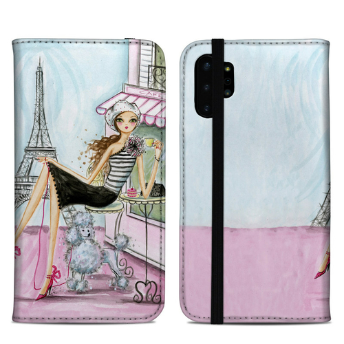 DecalGirl SN10PFC-CPARIS Samsung Galaxy Note 10 Plus Folio Case - Cafe