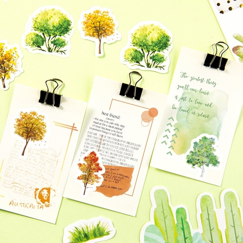 46pcs/lot Tree House Decor Scrapbook Journal