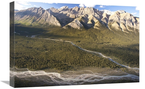 Global Gallery GCS-395486-1624-142 16 x 24 in. Mountains Above Coral C