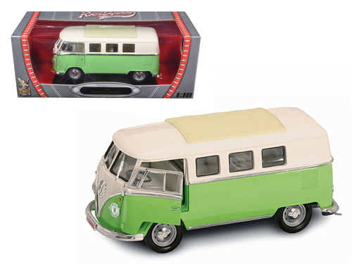 1962 Volkswagen Microbus Light Green 1/18 Diecast Car Model by Road
