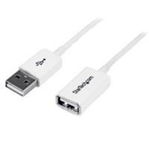 StarTech.com USBEXTPAA2MW 2m USB 2.0 Extension Cable A to A Male to Fe