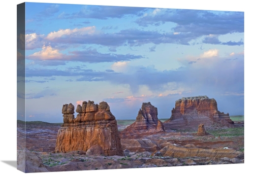 Global Gallery GCS-396472-1824-142 18 x 24 in. Eroded Buttes in Desert