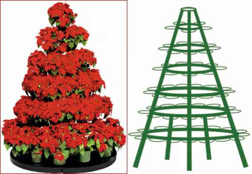 Creative Displays 106-8FB 6.5 ft. Full Round Tree Rack