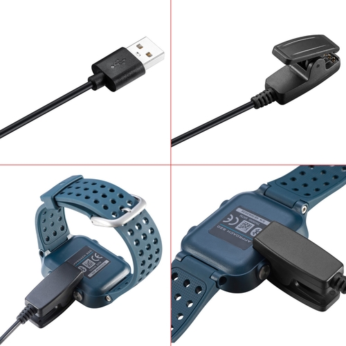 USB Clip Charger Cradle Dock for Garmin Forerunner