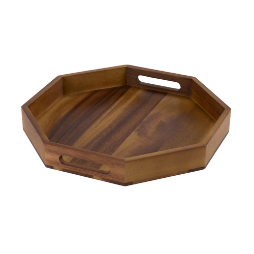 Octagon Serving Tray - 15" - Solid Bottom