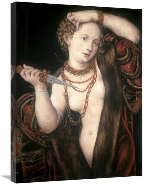 Global Gallery GCS-281921-30-142 30 in. Lucretia Art Print - Lucas Cra