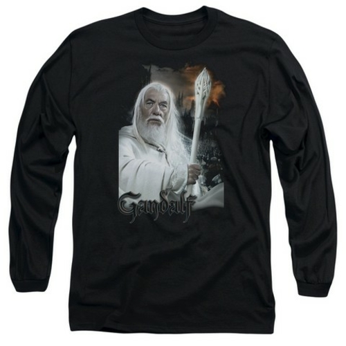 Trevco Lor-Gandalf Long Sleeve Adult 18-1 Tee- Black - Large