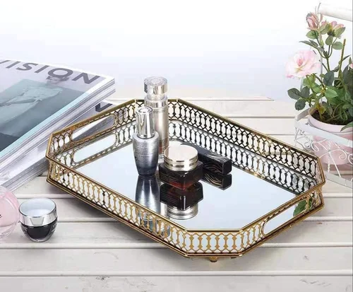 Metal Mirror Tray