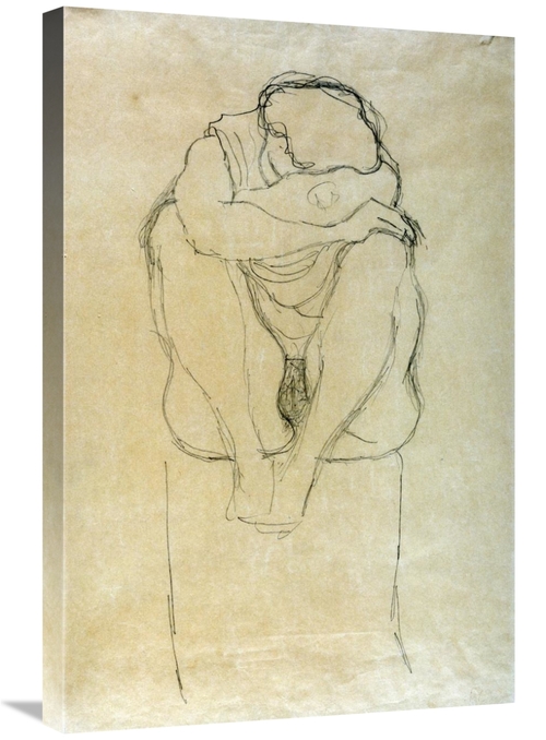 Global Gallery GCS-266677-30-142 30 in. Seated Woman Art Print - Gusta