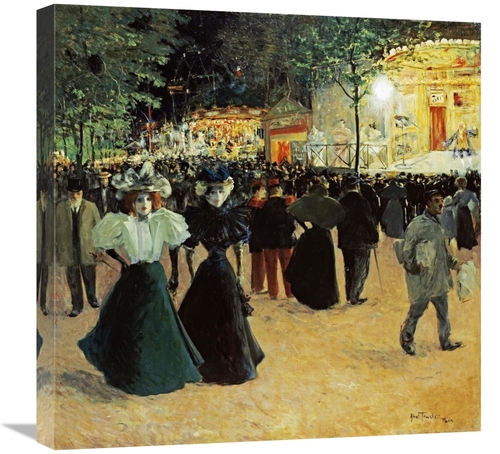 Global Gallery GCS-267425-22-142 22 in. La Fete Foraine, Place Pig