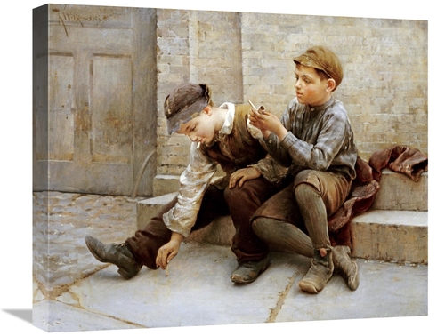 Global Gallery GCS-268682-22-142 22 in. Playing with Fire Art Print - 