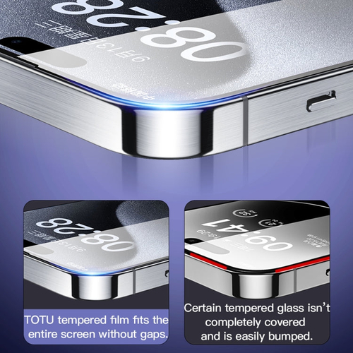 For iPhone 15 Pro TOTU AB-057 CSG High Aluminum Glass 2.5D