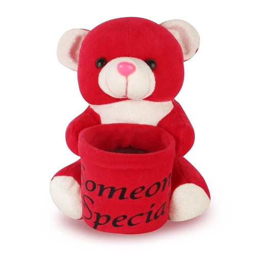 Teddy Pen Holder Plush Soft Toy For Baby  Boys & Girls