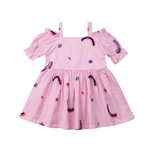 Toddler Baby Girl Clothes Short Sleeve Dress