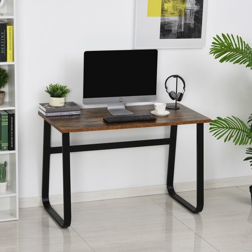 HOMCOM Writing Computer Desk Industrial Simple Study Desk Home Office