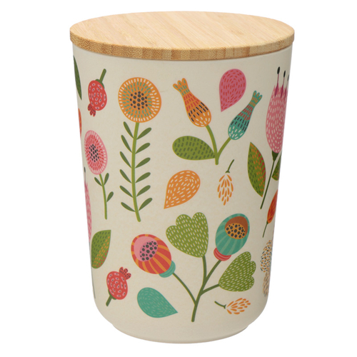 Medium Bamboo Composite Storage Jar Autumn Falls