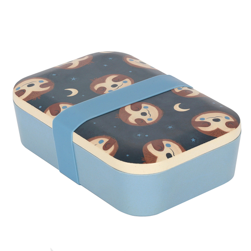 Sidney Sloth Bamboo Lunch Box