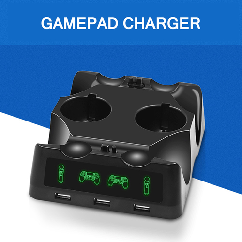 VR Controller Charger USB Four Slots Indicator