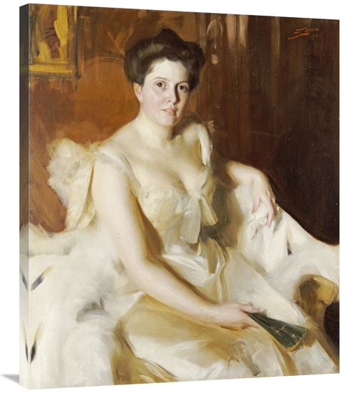 Global Gallery GCS-267611-36-142 36 in. Portrait of Mrs De Ver Warner 