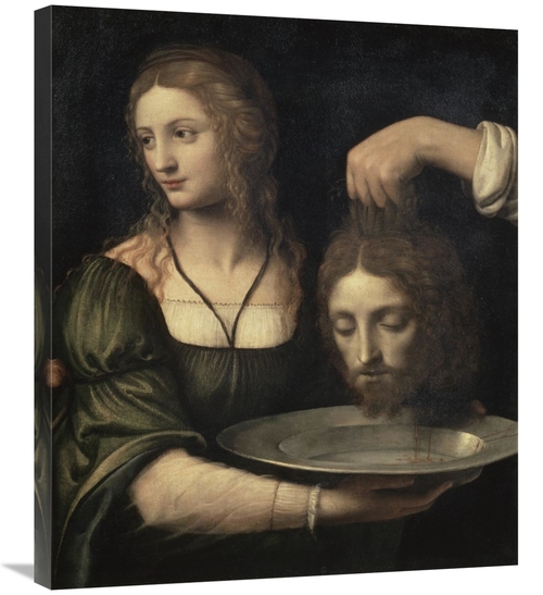 Global Gallery GCS-282368-30-142 30 in. Salome Receiving the Head of J