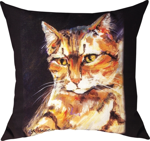 Manual Woodworkers SLPMTO 18 x 18 in. Pet Love Cat Outdoor Pillow