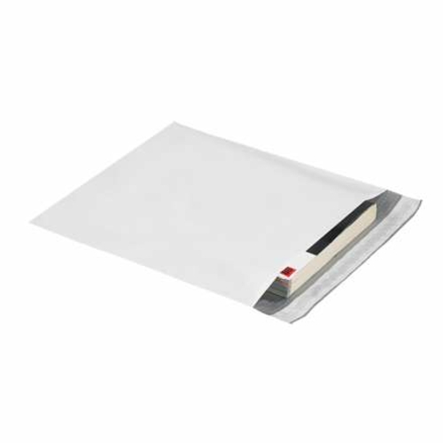Box USA EPM13164 13 x 16 x 4 in. Expansion Poly Mailers, White - C