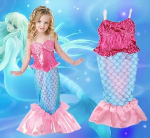 Mermaid and Sophia summer dress For Girl 2016 New