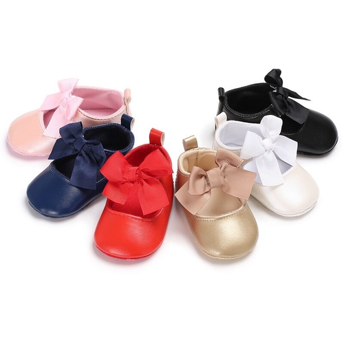 Big Bow Soft Bottom Baby Shoes Non slip Kids Shoes