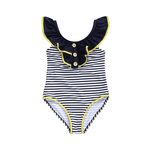 1 5Y Summer Cute Girls Kids One Piece Swimwear