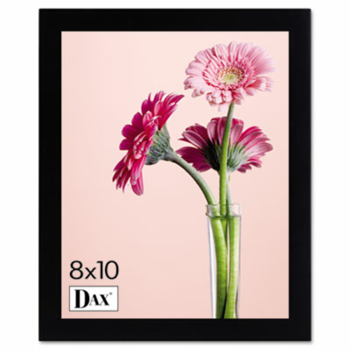 Dax 1826L3T Solid Wood Photo/Picture Frame  Easel Back  8 x 10  Black