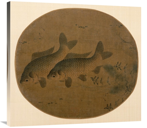 36 in. Pair of Fish Art Print - Unknown