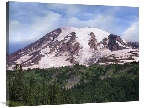 Global Gallery GCS-396937-3040-142 30 x 40 in. Mount Rainier with Coni