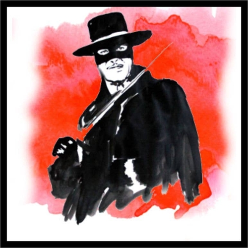 3 Inch Cloth  Patch Zorro