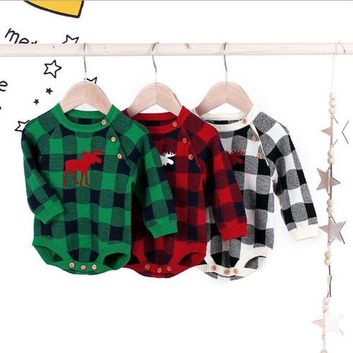 Xmas Newborn Kid Baby Boy Girl Bodysuits Christmas