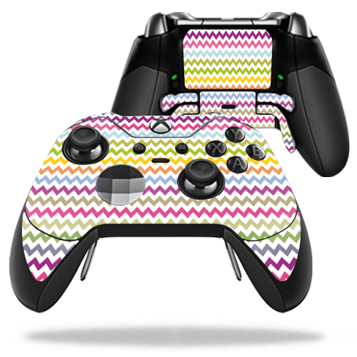 MightySkins MIELITECO-Rainbow Chevron Skin Decal Wrap for Microsoft Xb