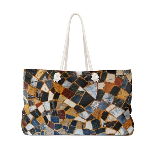 Weekender Tote Bag - Mosaic Multicolor Illustration