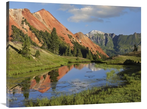 Global Gallery GCS-397022-3040-142 30 x 40 in. Red Mountain Gets Its C