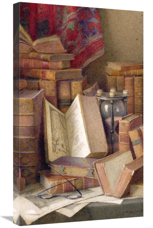 Global Gallery GCS-268551-30-142 30 in. Old Books to Read Art Print - 